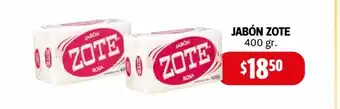 Farmacias Guadalajara Jabon Zote 400gr oferta