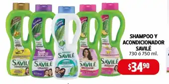 Shampoo Y Acondicionador Savile 730 o 750 ml