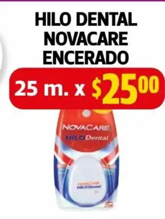Hilo Dental Novocare Encerado 25m