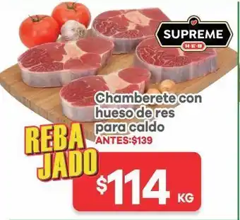 HEB Heb supreme chambarete c/hueso de res p/caldo 1 kg oferta
