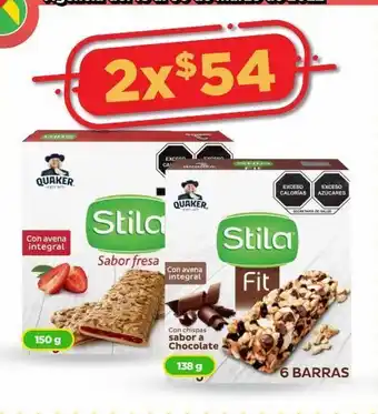 Bodega Aurrerá Barra de cereal stila fit x2 oferta