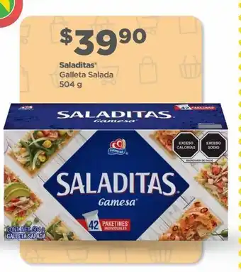 Bodega Aurrerá Galletas saladitas 504g oferta