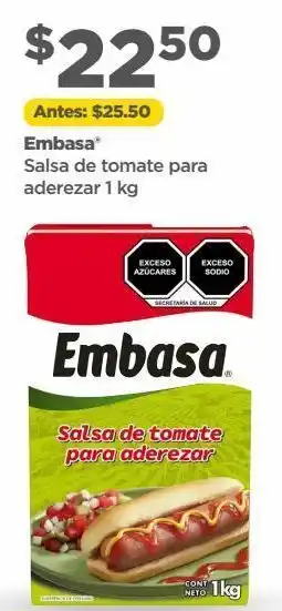 Bodega Aurrerá Salsa de tomate para aderezar kg embasa oferta