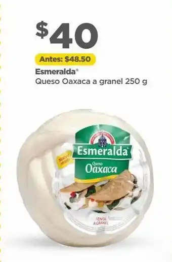 Bodega Aurrerá Queso oaxaca a granel 250g esmeralda oferta