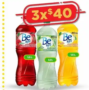 Bodega Aurrerá Bebidas be light x3 oferta