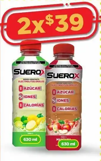 Suero fisiológico suerox x2
