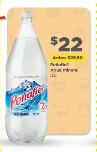 Bodega Aurrerá Agua mineral peñafiel 2l oferta