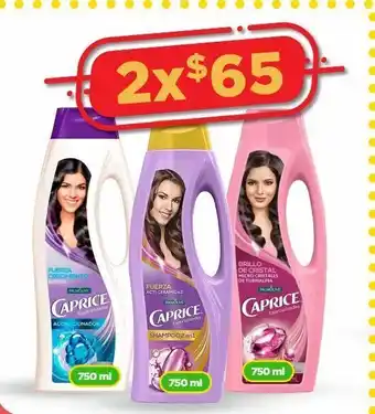 Shampoo caprice 750ml x2