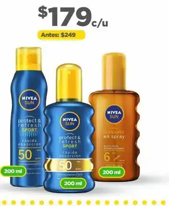 Bodega Aurrerá Protector solar nivea 200ml oferta