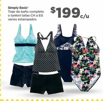 Bodega Aurrerá Traje de baño mujer simply basic oferta