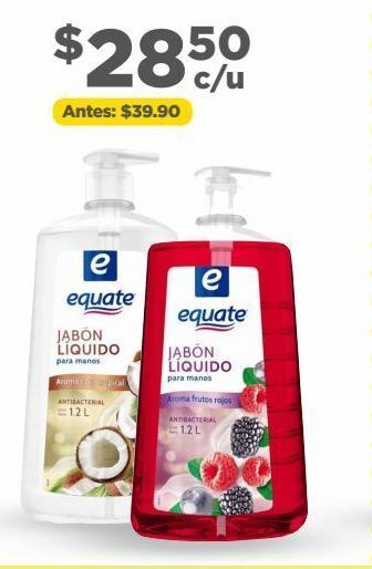 Bodega Aurrerá Jabón líquido equate oferta