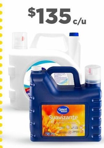 Bodega Aurrerá Suavizante de telas great value oferta