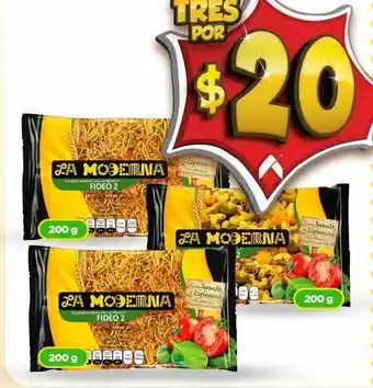 Pastas para sopa la moderna x3