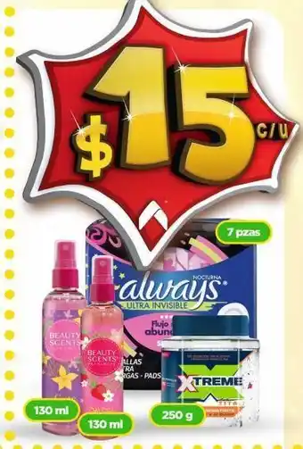 Bodega Aurrerá Toallas femeninas always oferta