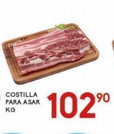 Alsuper Costilla para asar kg oferta