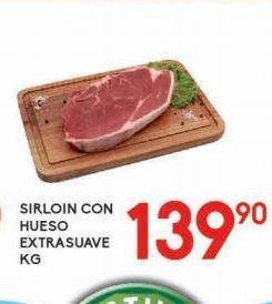 Alsuper Sirloin con hueso extrasuave kg oferta