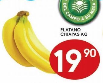 Alsuper Plátano chiapas kg oferta