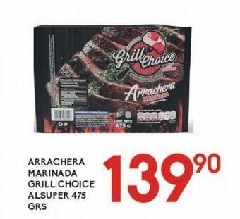 Alsuper Arrachera marinada grill choice alsuper 475g oferta