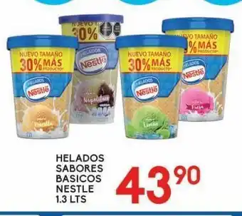 Helados sabores basicos nestle 1,3l