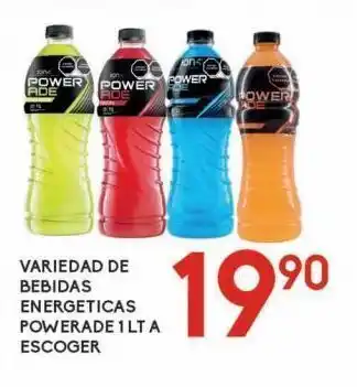 Alsuper Bebidas energéticas powerade 1l oferta