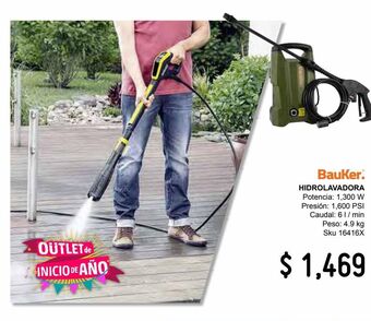 Sodimac Homecenter Hidrolavadora 1600 psi oferta