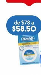Farmacia San Pablo Oral b hilo dental sin cera 50m oferta