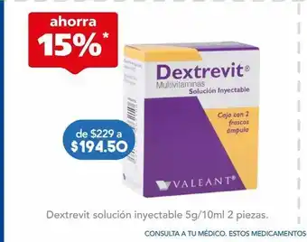Dextrevit inyección 2 pieza caja