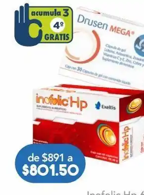 Inofolic hp 60 cápsulas.