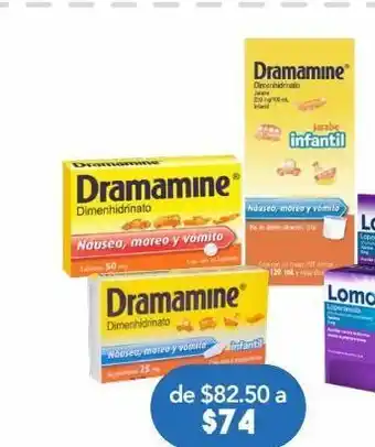 Farmacia San Pablo Dramamine 25mg 4 supositorios oferta