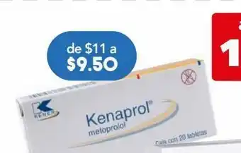 Farmacia San Pablo Kener kenaprol metoprolol 100mg 20 tabletas oferta