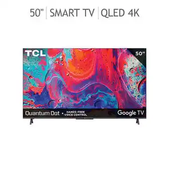 Costco TCL Pantalla 50" QLED 4K GOOGLE TV oferta