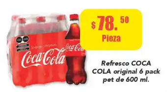Super Aki Refresco Coca Cola 6 x 600ml oferta