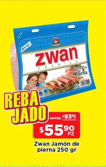 HEB Zwan jamon de pierna 250 gr oferta