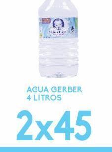 Alsuper Agua gerber 4lt x2 oferta