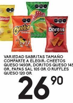Alsuper Botanas sabritas oferta