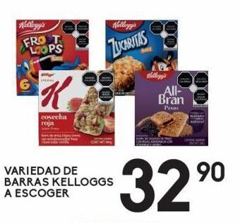 Alsuper Variedad de barras kellogg's oferta