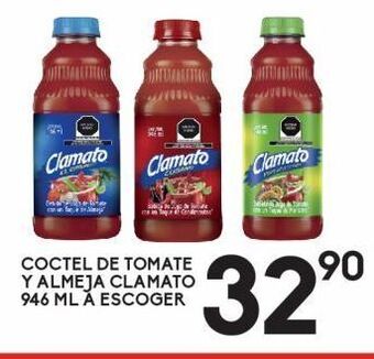 Alsuper Coctel de tomate y almeja clamato 946ml oferta