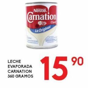 Alsuper Leche evaporada carnation 360g oferta