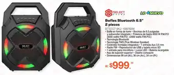RadioShack Bafles select sound bt1007 oferta