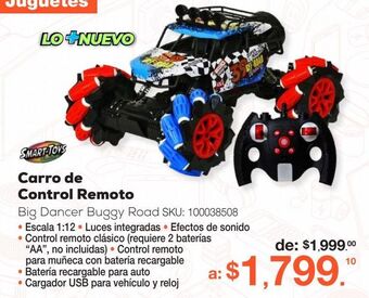 RadioShack Carro de control remoto smart toys speed big dancer buggy road oferta