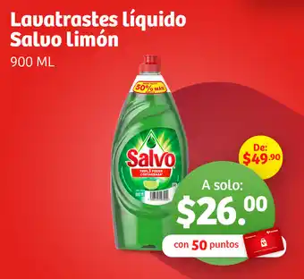 Lavatrastes Líquido Salvo Limón 900ml
