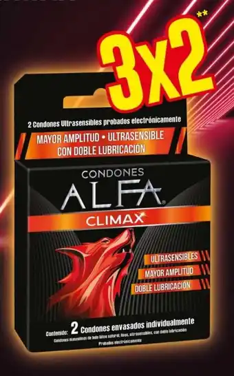 Farmacias Similares Condón Climax Ultrasensible 3 x 2 piezas oferta