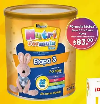 Fórmula Láctea Etapa 3 400g