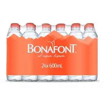 Sam's Club Agua bonafont 24 pzas 600 ml oferta