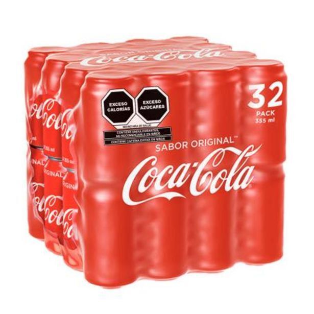 Refresco coca-cola 32 pzas de 355 ml oferta en Sam's Club