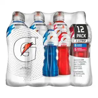 Sam's Club Bebida rehidratante gatorade sin azúcar 12 pzas de 1 c/u oferta
