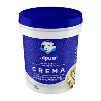 Sam's Club Crema alpura premium acidificada 4 l oferta