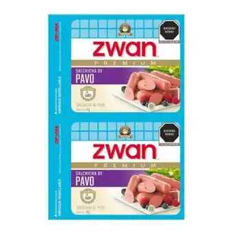 Sam's Club Salchicha de pavo zwan premium 2 piezas de 1 kg oferta