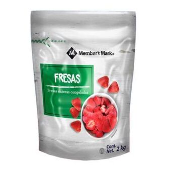 Fresas congeladas member's mark enteras 2 kg
