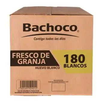 Sam's Club Huevo blanco fresco de granja bachoco 180 piezas oferta